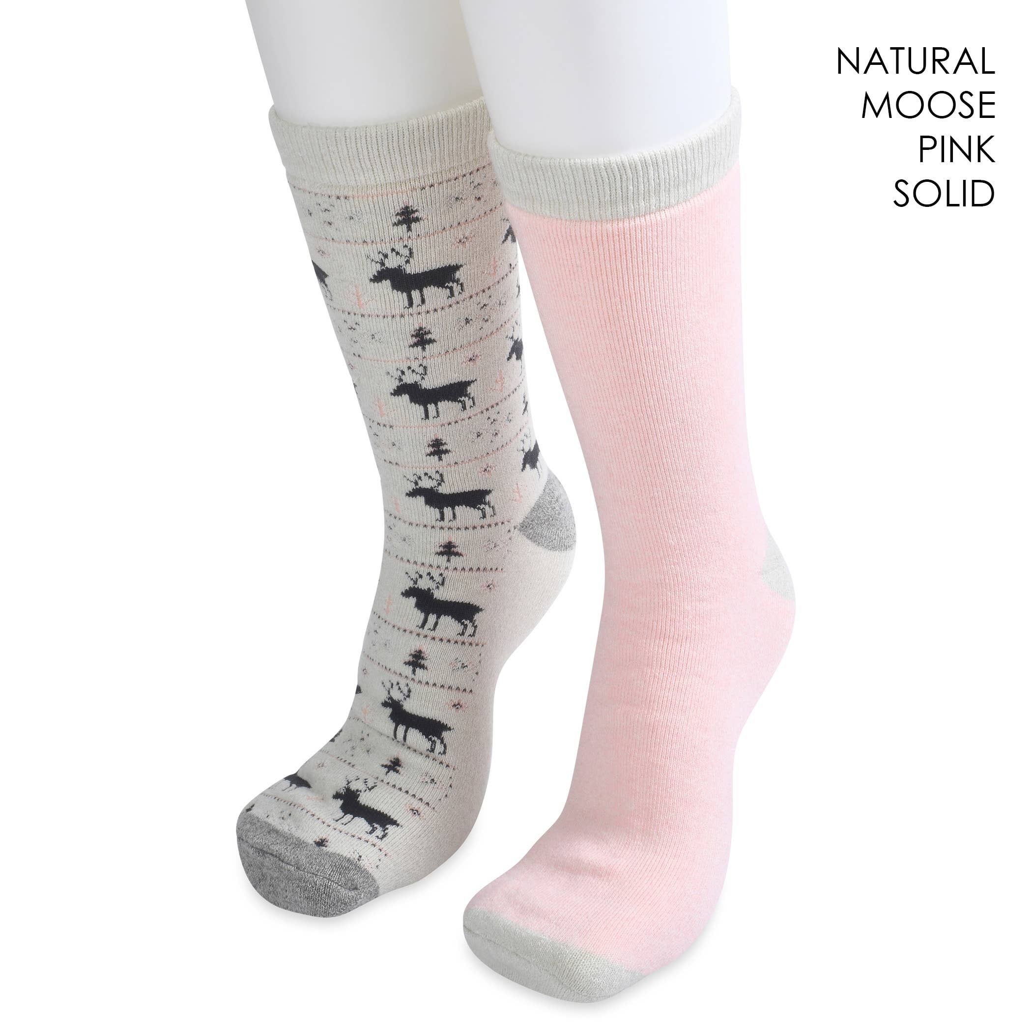 gaahuu - Vendita all'ingrosso Calzini - Donna - Calze termiche imbottite da donna 1,6 tog per stivali - confezione da 2 paia5