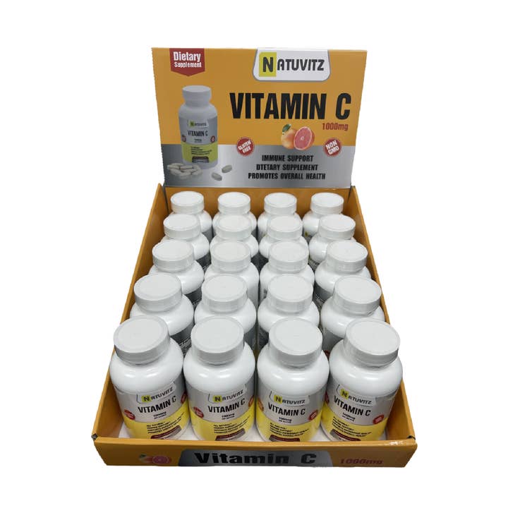 Estojo pronto a retalho de vitamina C (20 unidades) por atacado de Natuvitz