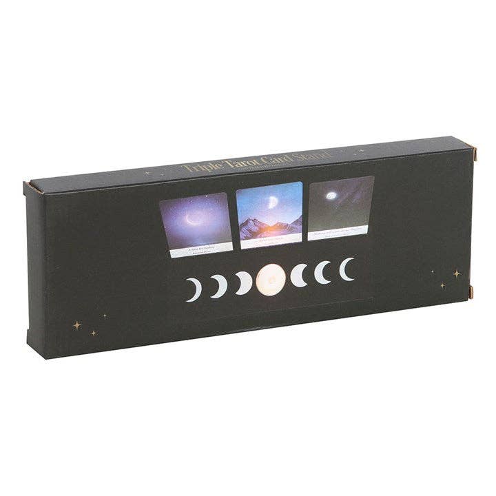 Something Different Wholesale - Wholesale Candle holder - Black Moon Phase Tarot Card Stand Tealight Holder5