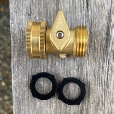 Garden Hose Brass Shutoff Valve for wholesale by Celtic Farm LLC