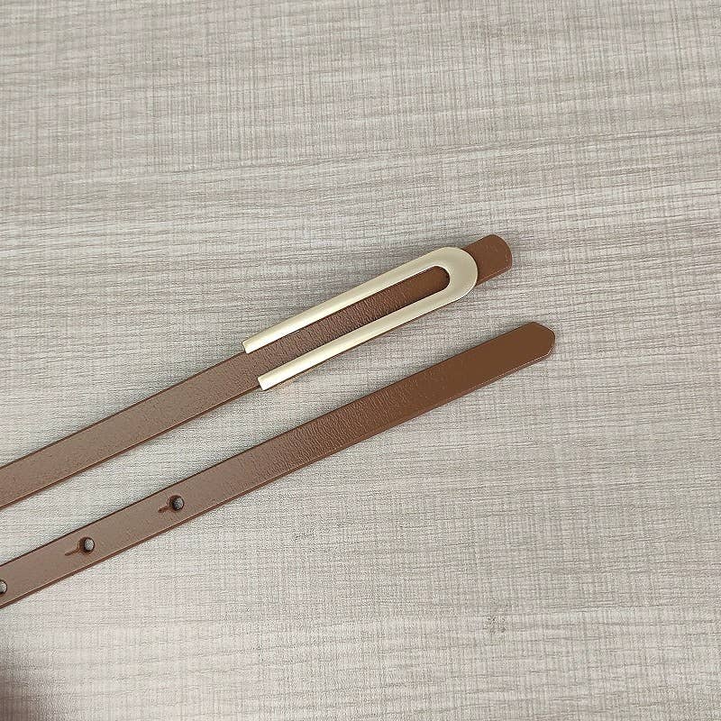 PEACH ACCESSORIES – Engroshandel Bælte - Dame – CurveLock læderbælter BEL0515