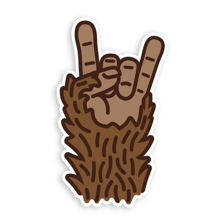 Bigfoot Rocks Sticker for wholesale by Squatchy