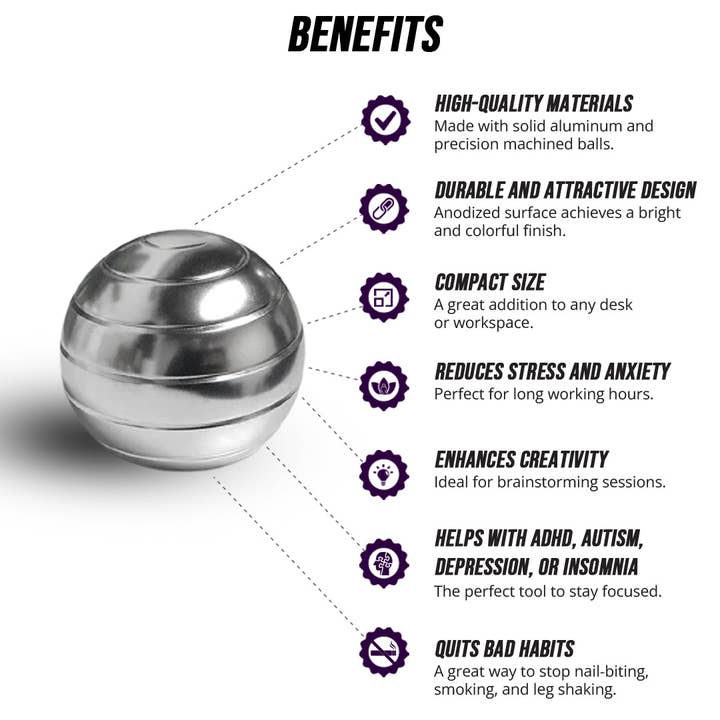 eterus - Wholesale Tafelbladdecoratie - Draaibare bureaublad draaiende bal4