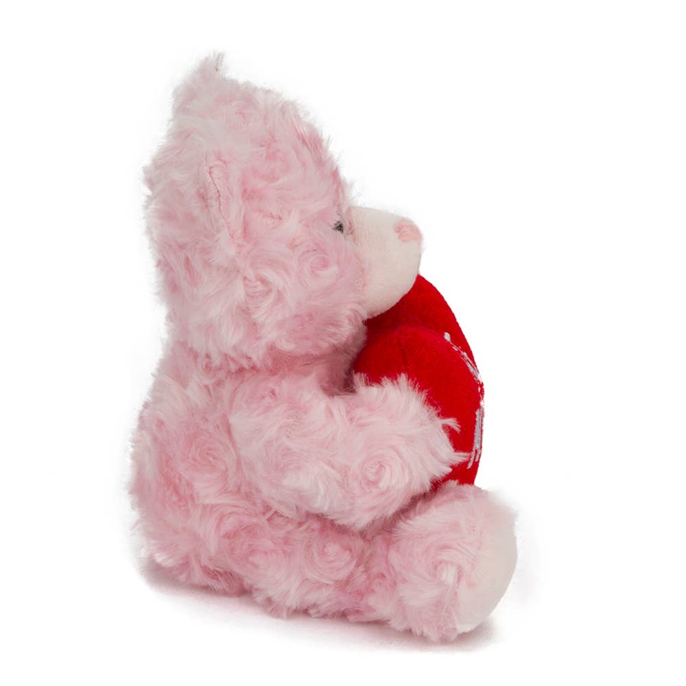 Plushland – Engroshandel Plyslegetøj - Børn og baby – 15 cm & 23 cm Valentine Teddybjørn | Bjørn med "Be Mine" Hjerte9