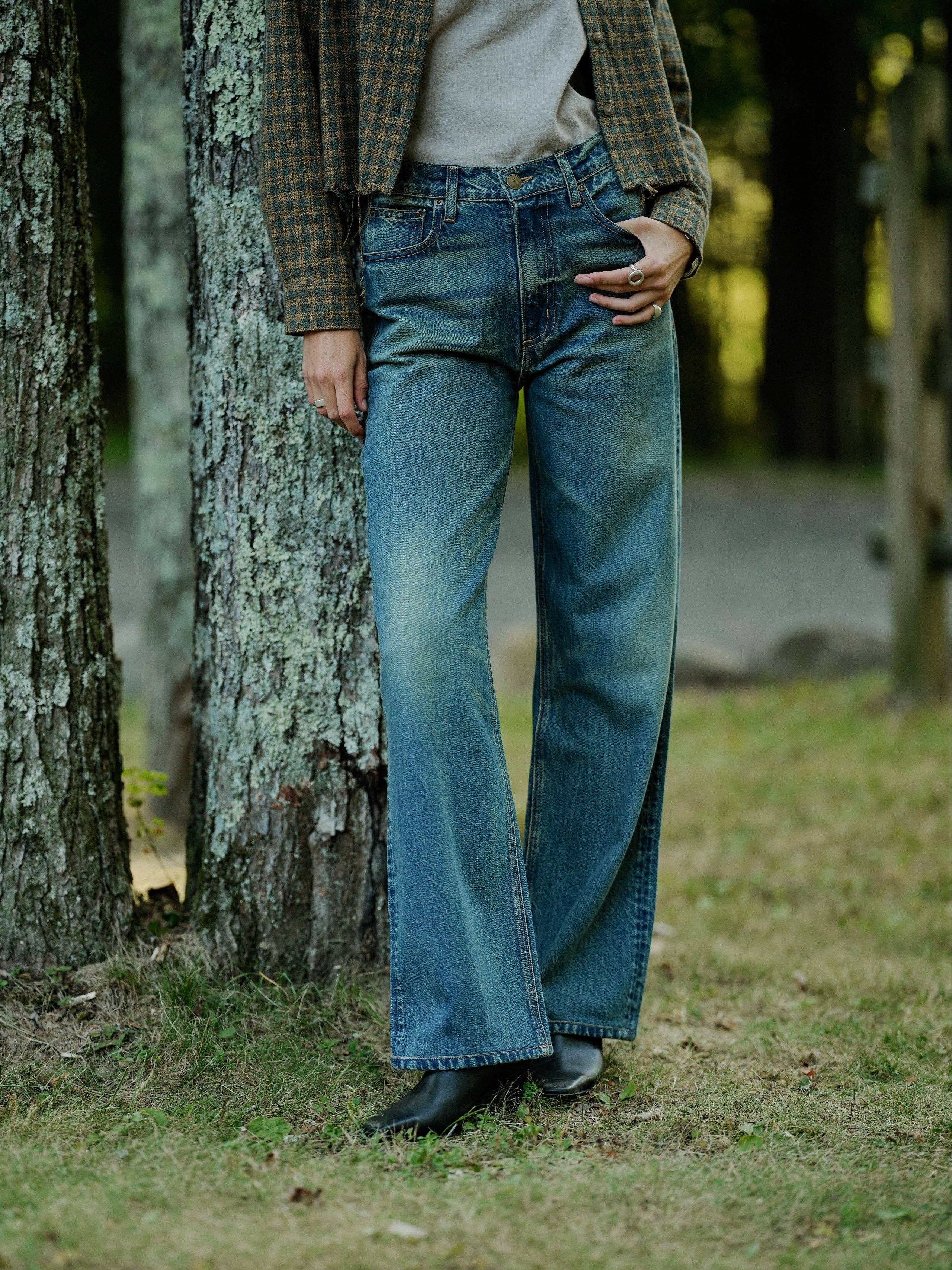 Garrison Vintage Women’s Aiden Jean in Japanese Denim for wholesale on Faire1