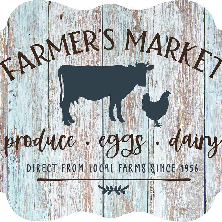 Farmer's Market MDF Print Style 2 for wholesale by Diverse Woodworking