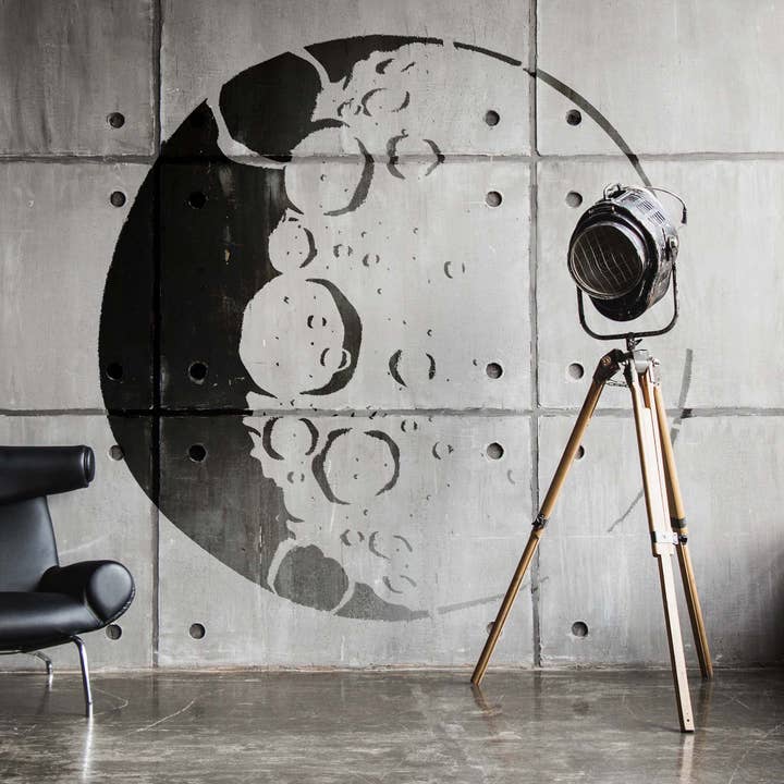 Sjabloon Muurpainting Luna Moon per la vendita all'ingrosso da parte di Wunderwall