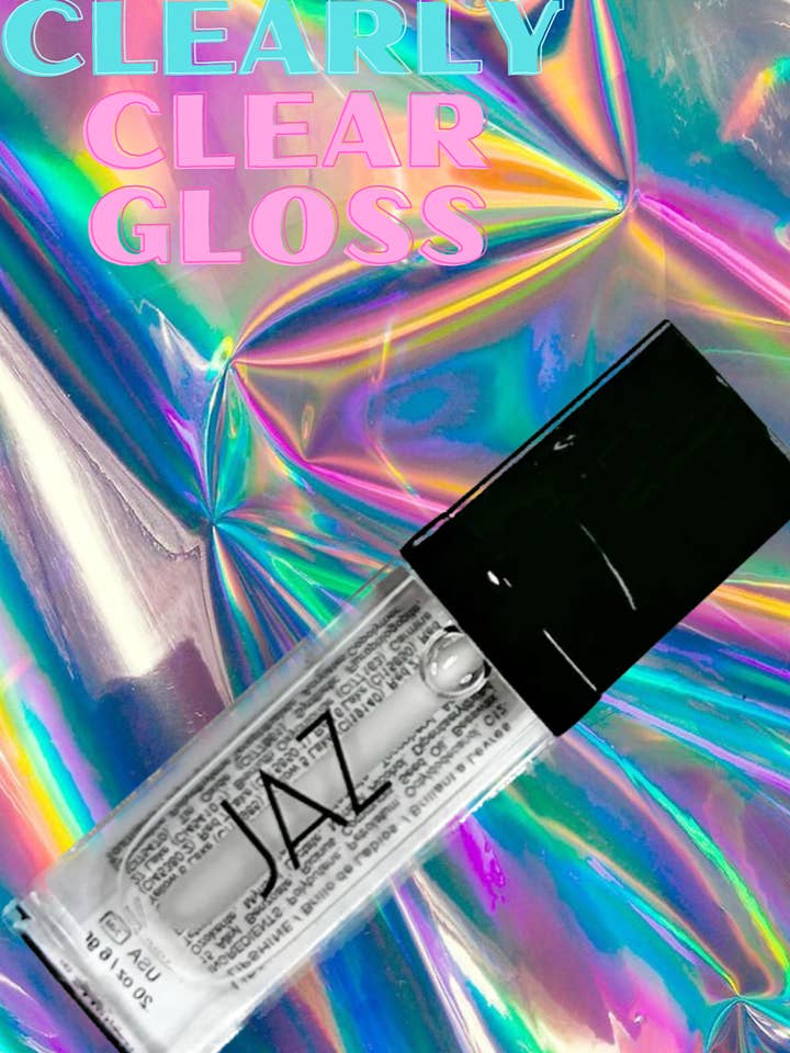 Brillant à lèvres Clearly Clear pour la vente par JAZ Cosmetics