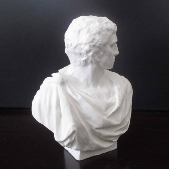 Magnifique Hearts - Venta al por mayor Figura decorativa - Busto en miniatura de Brutus Greek, proporción 1:12, decoración del hogar, regalo