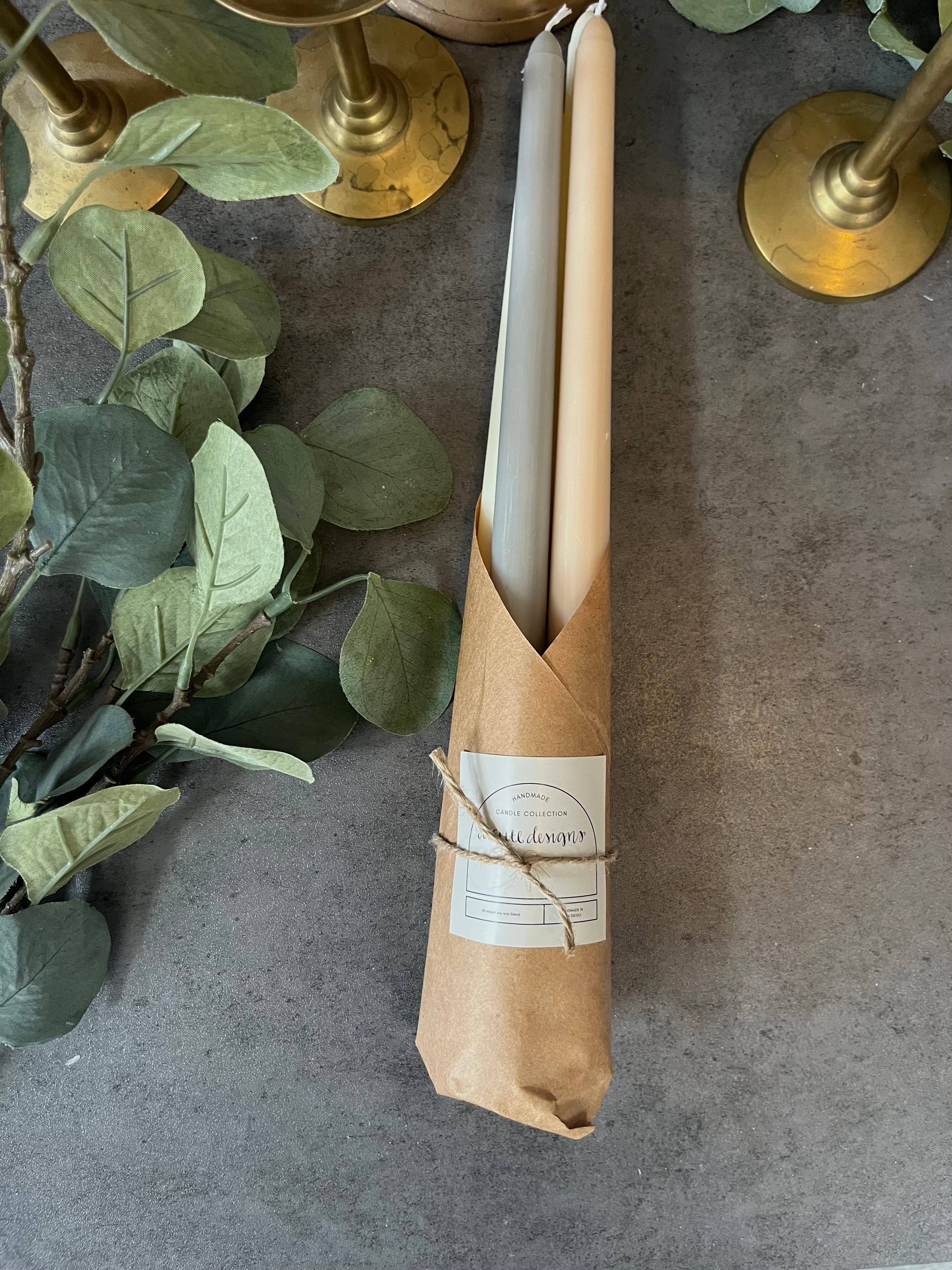 Acute Designs - Wholesale Taps toelopende kaars/kandelaar - Set van vier taps toelopende kaarsen, kandelaars, vakantie-, boho-decor3