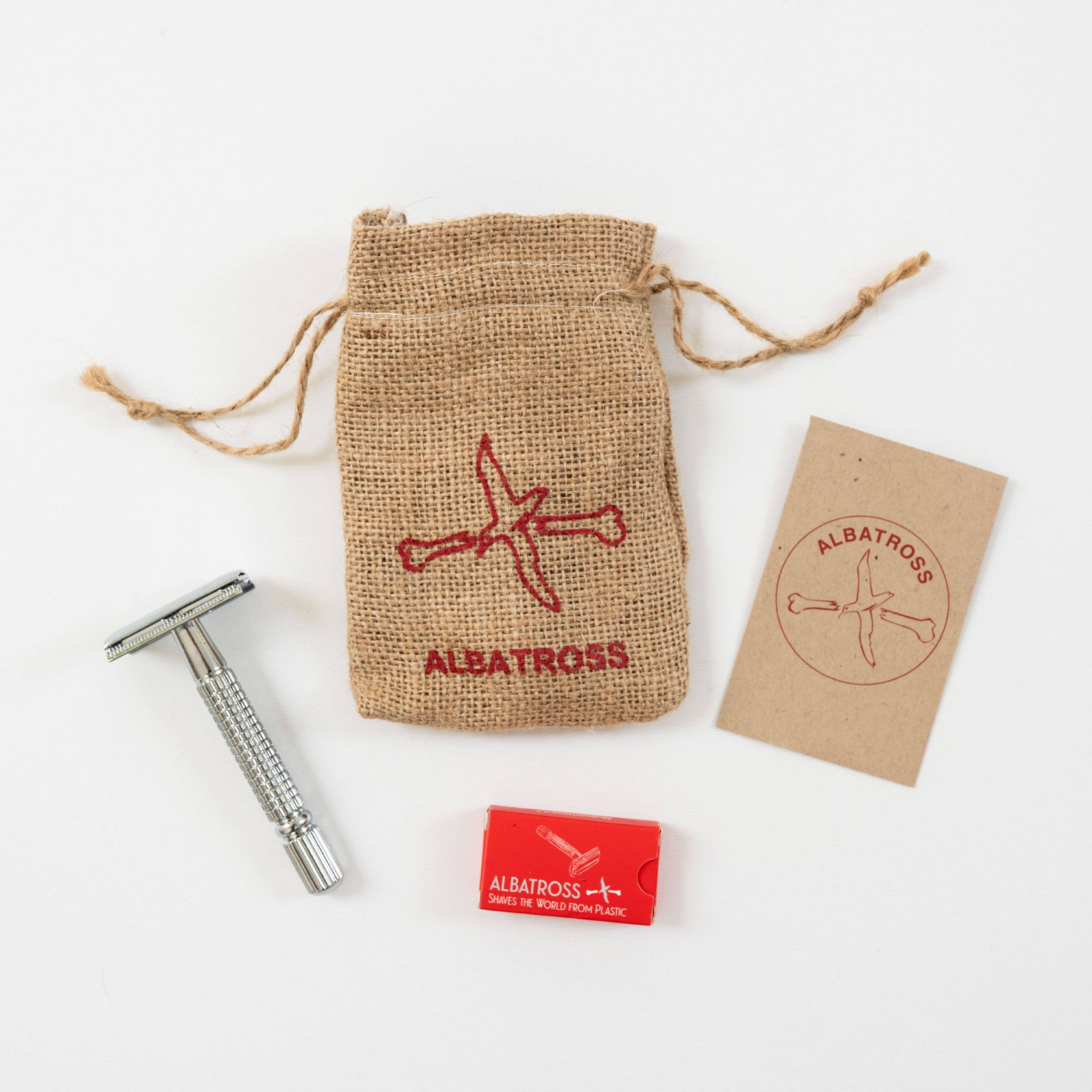 Albatross Designs - Wholesale Razor - The Flagship 3-Piece Reusable Safety Razor2
