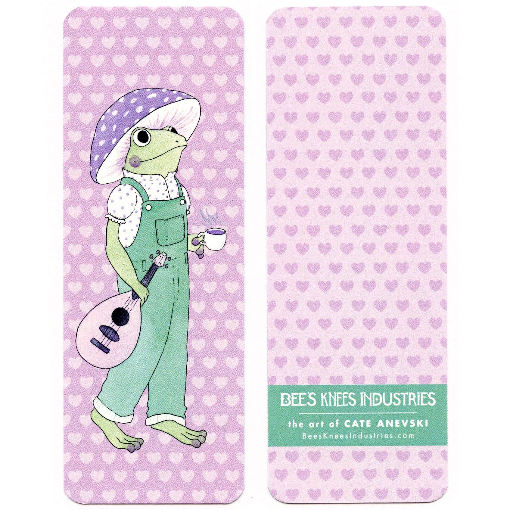 Bee's Knees Industries - Wholesale Bookmark - Frog Bard bookmark0