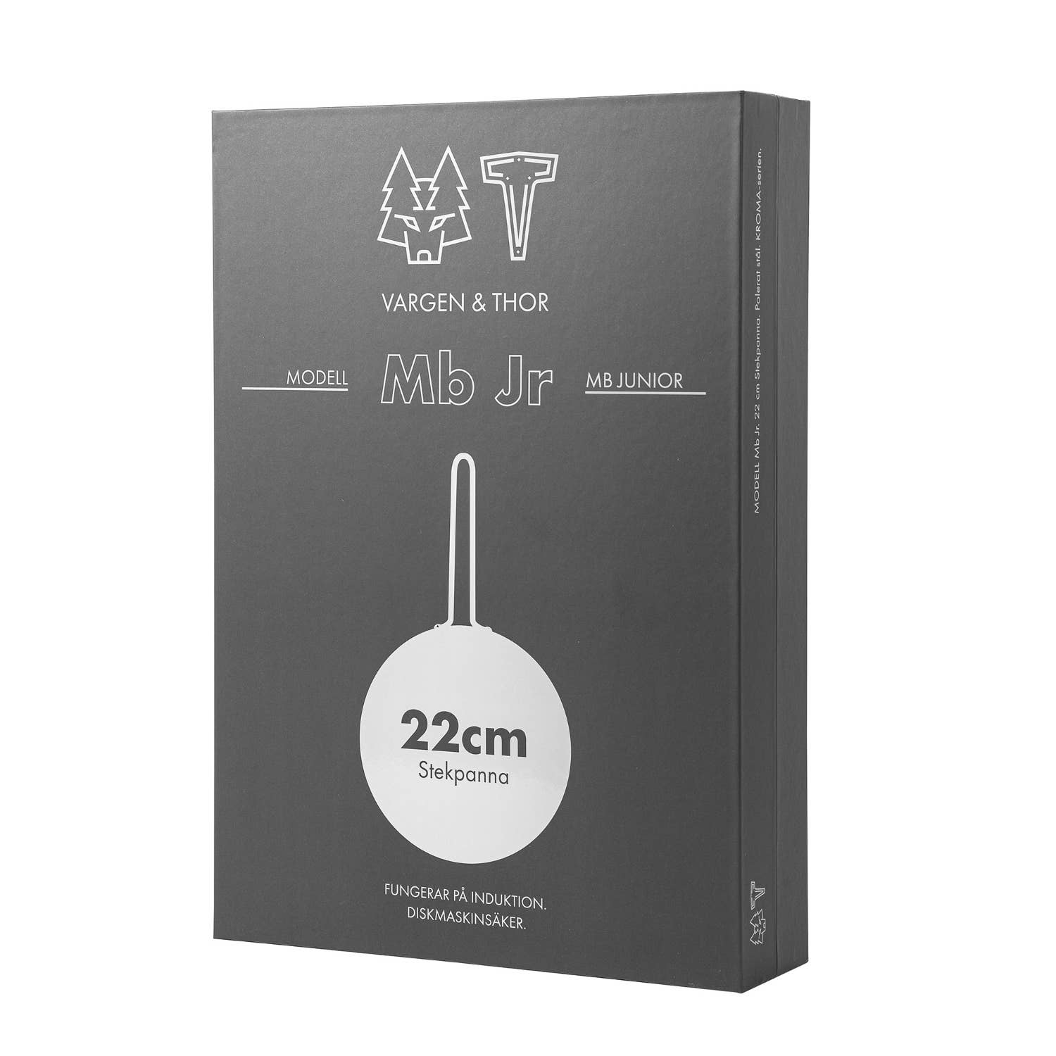 Vargen & Thor - Wholesale Pan - MODELL Mb JR Frying Pan – 22 cm. - Polished Steel6