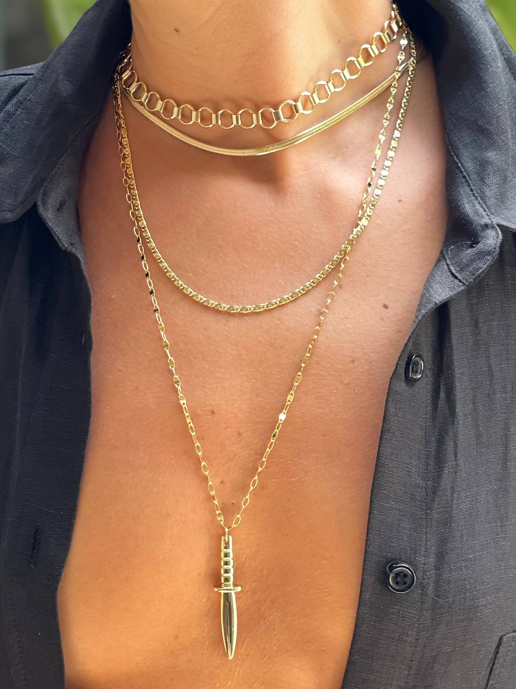 House of Au.ORA - Wholesale Choker/collar - One in A Million Necklace - Gold or Silver1