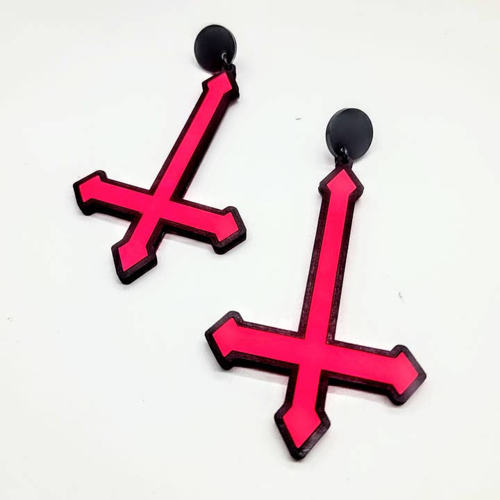 God Is Dead Dangle Earrings for wholesale by Mixtape Your Life