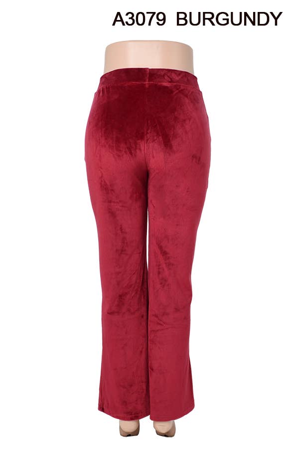 SSImport - Wholesale Pants - Women's - A3079 VELVET FLAIR PANTS MIXED SIZES 12PCS/PACK3