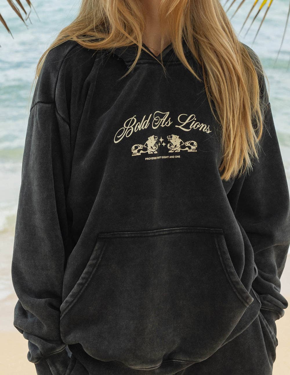 Elevated Faith - Venta al por mayor Sudadera con capucha - Mujer - Sudadera unisex Bold as Lions3