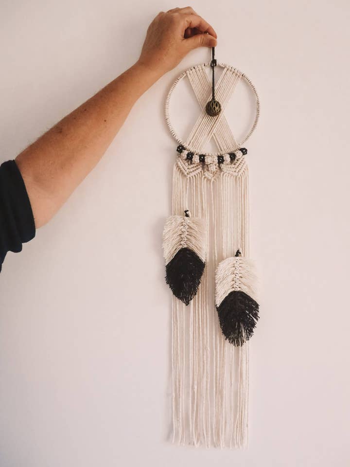 Caller of angels - Macrame decoration for wholesale by Zaumi Loop