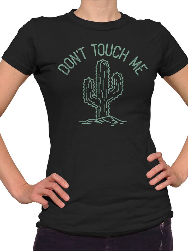 Kvinnors Rör inte mig kaktus T-Shirt för wholesale av Boredwalk