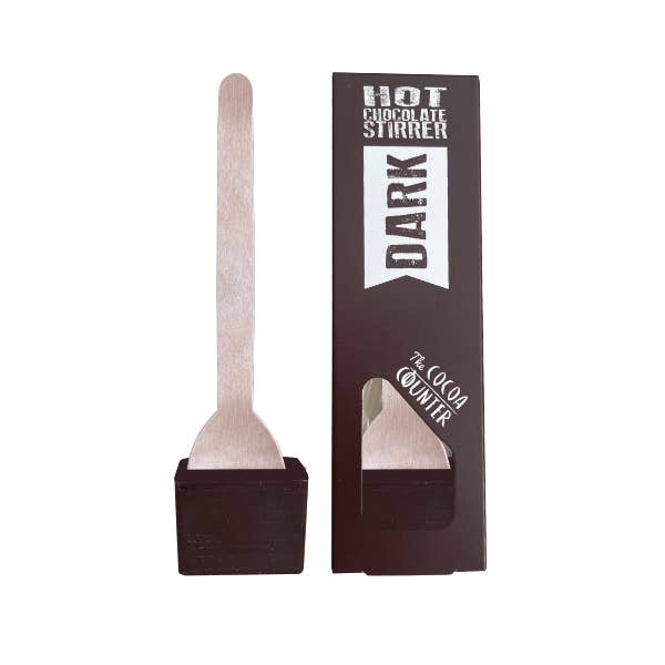 Dark Hot Chocolate Stirrer for wholesale by Cocoa Counter