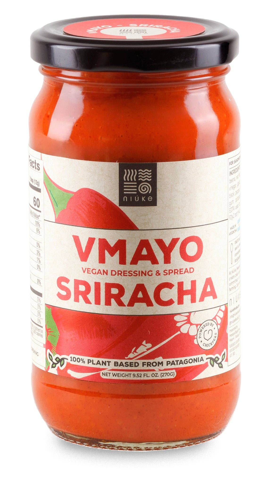 NIUKE Foods – Engroshandel Mayonaise – SRIRACHA Vegansk Mayo0