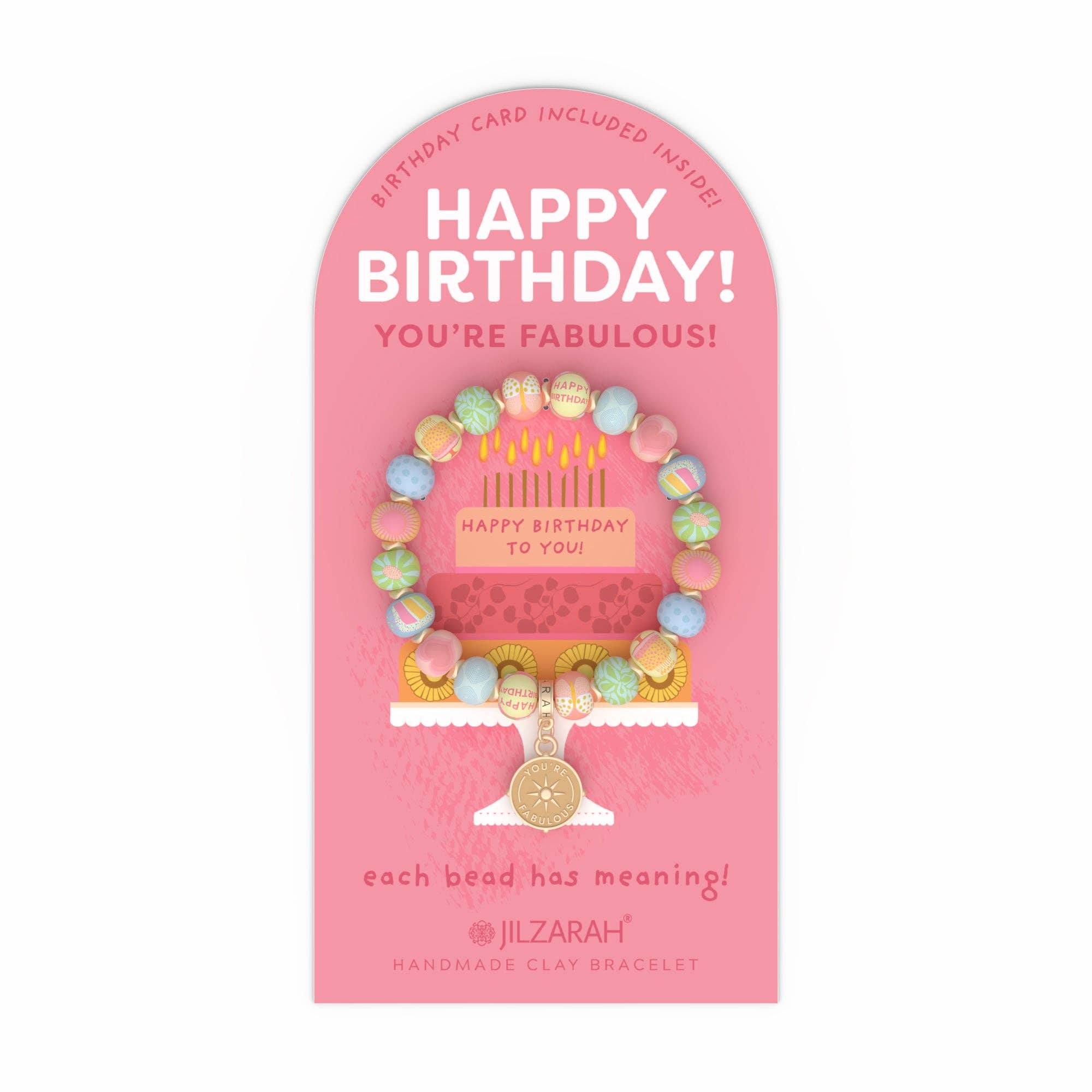 JILZARAH – Großhandel Perlenarmband – Prost Erwachsenen-Geburtstagsarmband1