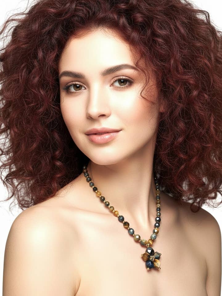 Tigers Eye Gemstone - 8-12mm for wholesale by Ann St. John Jewelry