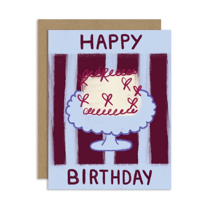 Cartão de feliz aniversário bolo por atacado de Allison Poplett