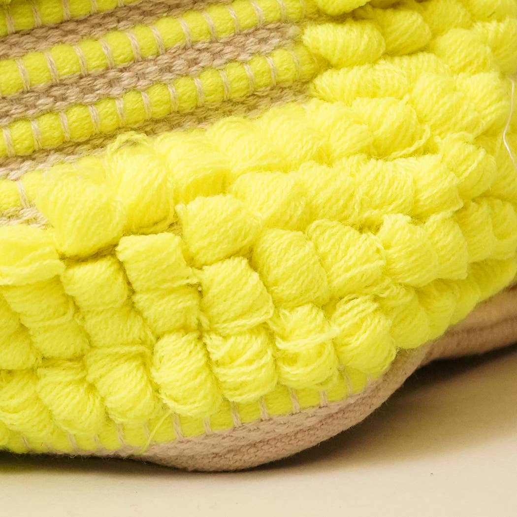 Fashion City - Vente Tote bag – femme - Sac cabas bohème tissé avec pompons et franges5