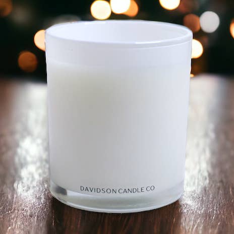 White Birch Christmas Candle candle for wholesale by Davidson Candle Company LLC
