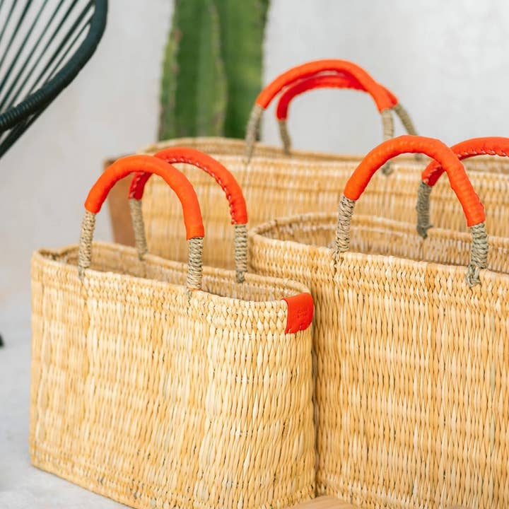 MIRAMAR Store - Wholesale Beach Bag - Medina French Market Basket - Rattan Bag - Tote Bag