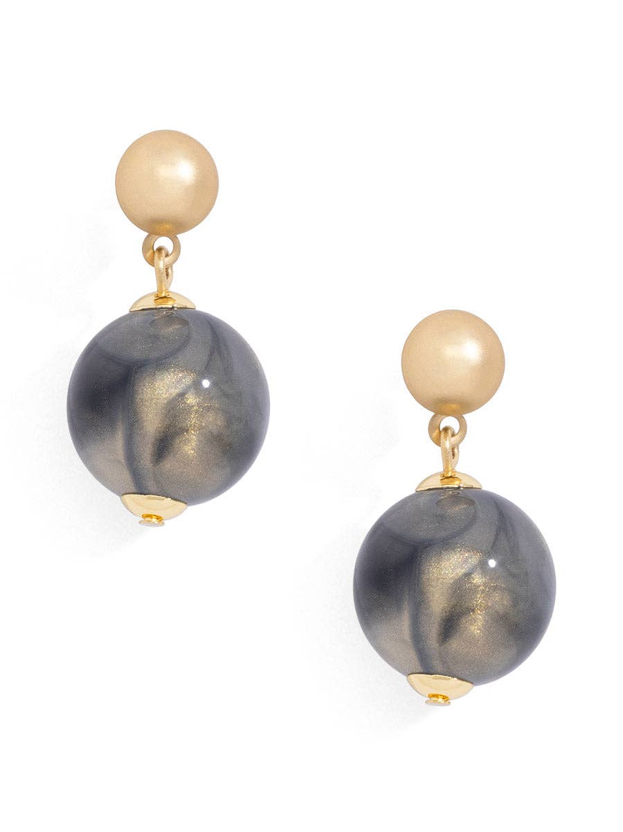 ZENZII Jewelry – Brincos de argola por atacado – Brinco Gota de Conta Iridescente3