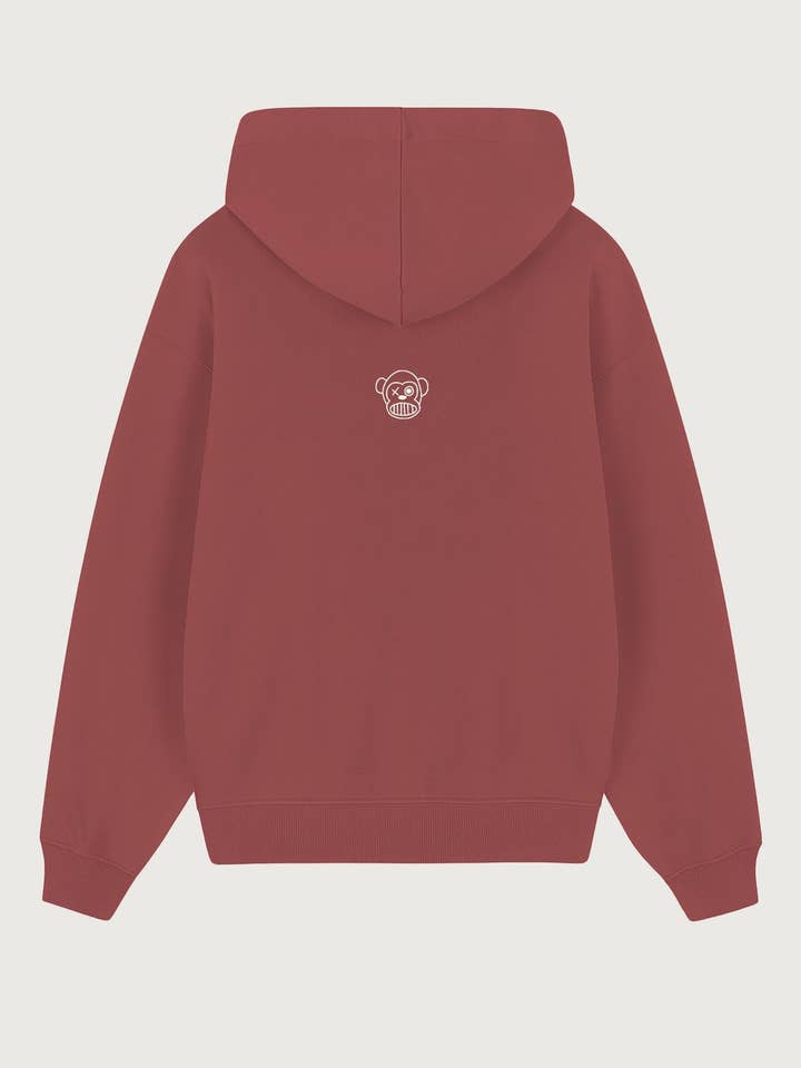 Unisex Sweatshirt Blessed Madness Crazy Monky Embroidery Wine for wholesale on Faire6