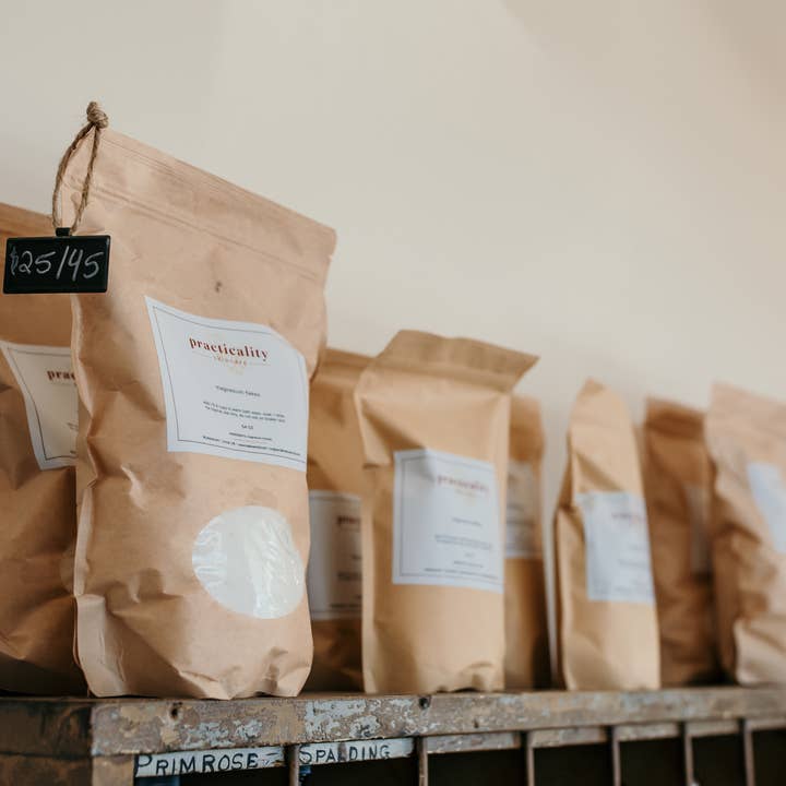 Practicality Skin & Body care - Venta al por mayor Sales de baño - Copos de magnesio de 32 oz3