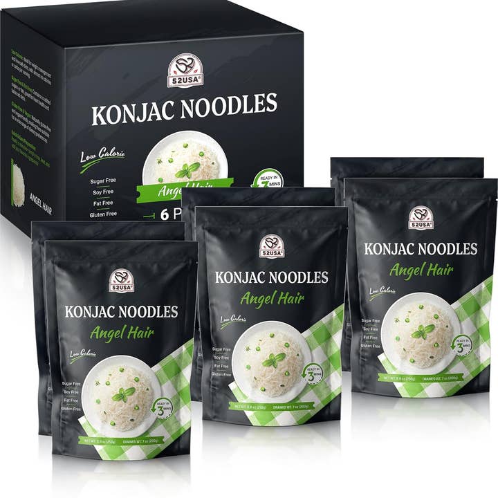 Heivy - Wholesale Pasta - 52USA Konjac Shirataki Noodle, Low Carb Pasta 52.8 Oz 1