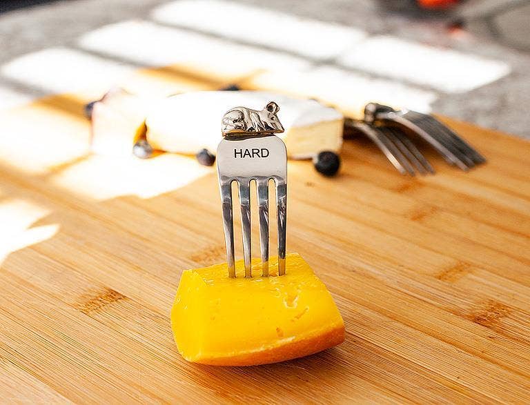 Abbott - Vente Couteaux à fromage - Marqueurs à fromage S/4 avec souris, 3 po de hauteur3