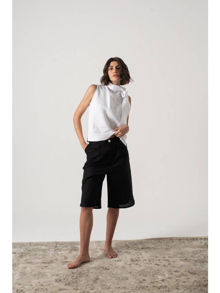 LUXMII - Wholesale Shorts – Women’s - Jager Bermuda Shorts Black3