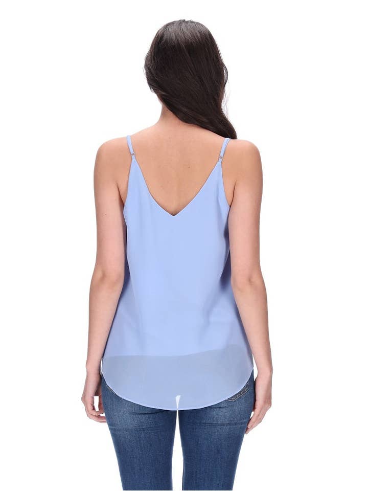 Augustine - Wholesale Tank top – Women′s - Hadley Singlet Cornflower Blue2
