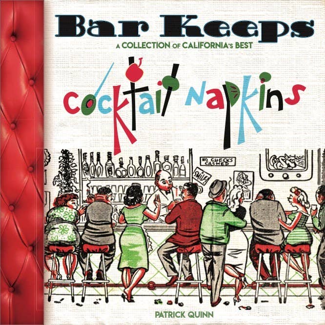 Gibbs Smith - Wholesale Book - Adult - Bar Keeps: Collection of California's Best Cocktail Napkins