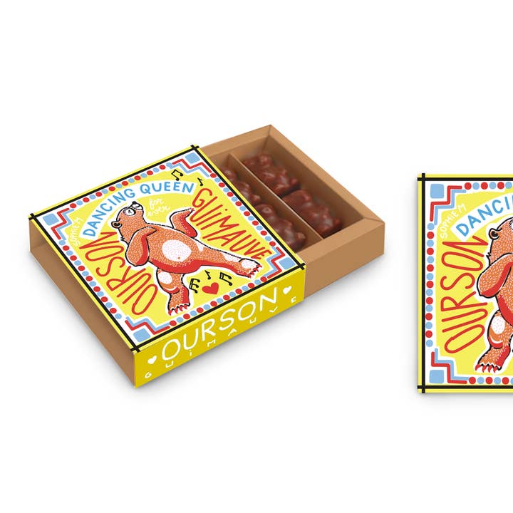 TASTY FRANCE - Vente Boîtes de chocolats - Ourson guimauve, mots tout doux fourreau