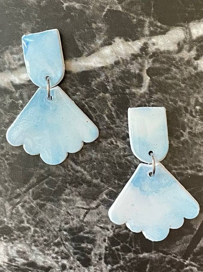 Akvarel flosset dingler for engroshandel hos Laurel Handcrafts