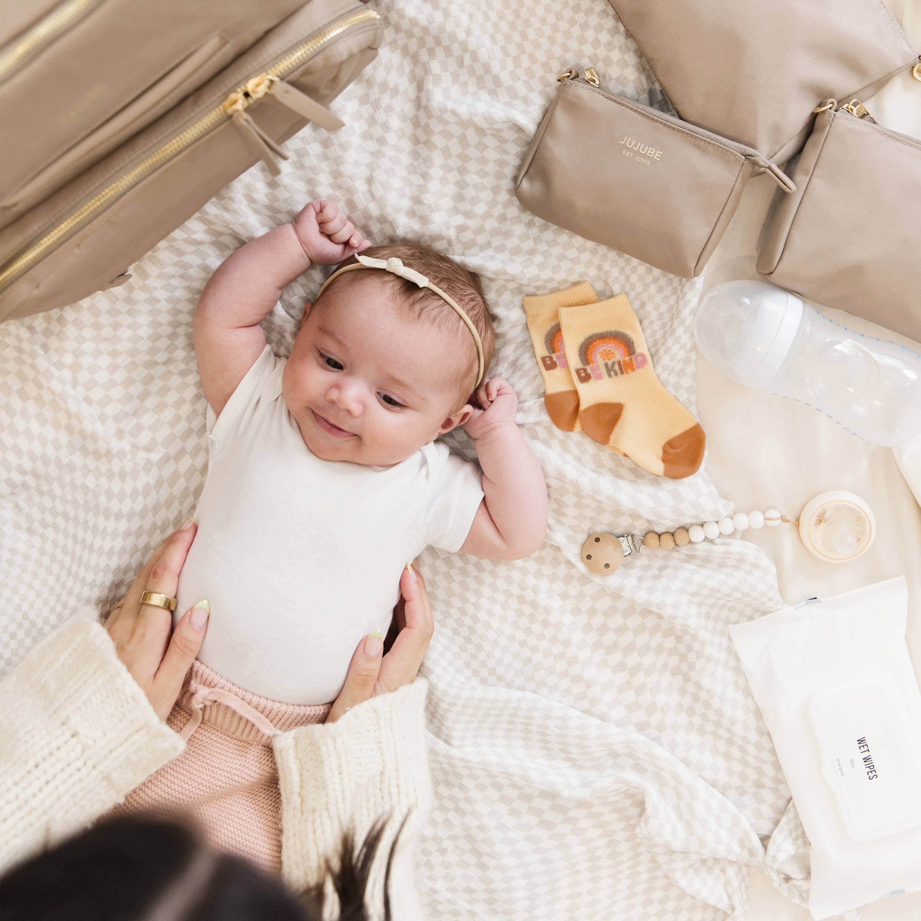 JuJuBe - Wholesale Socks - Women's - Mama & Me Socks Set Be Kind Rainbows5