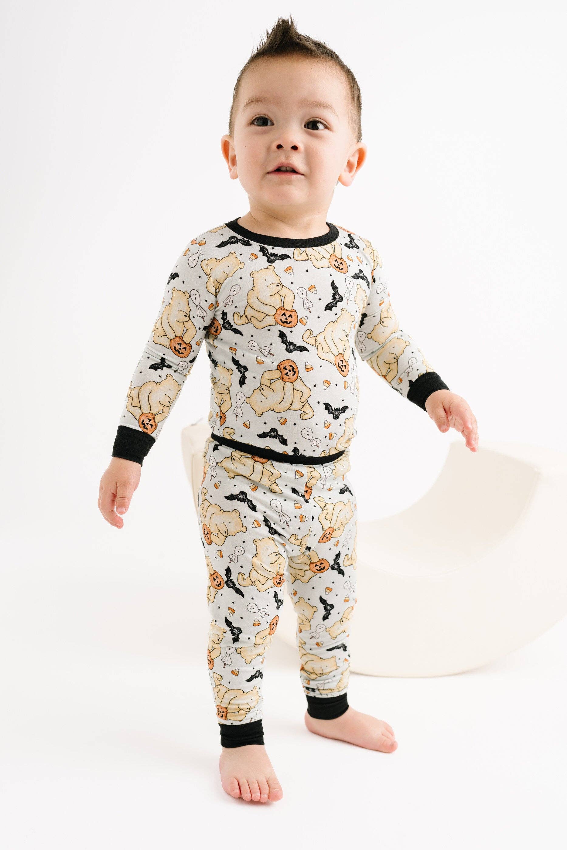 Little One Shop - Wholesale Top & Pant Set - Baby - Spooky Pooh Bamboo Set10