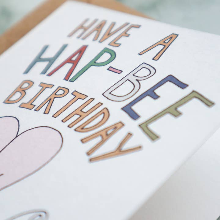 Harris Card Co - Wholesale Birthday Card - Children's Birthday Card - Hap-bee Birthday3