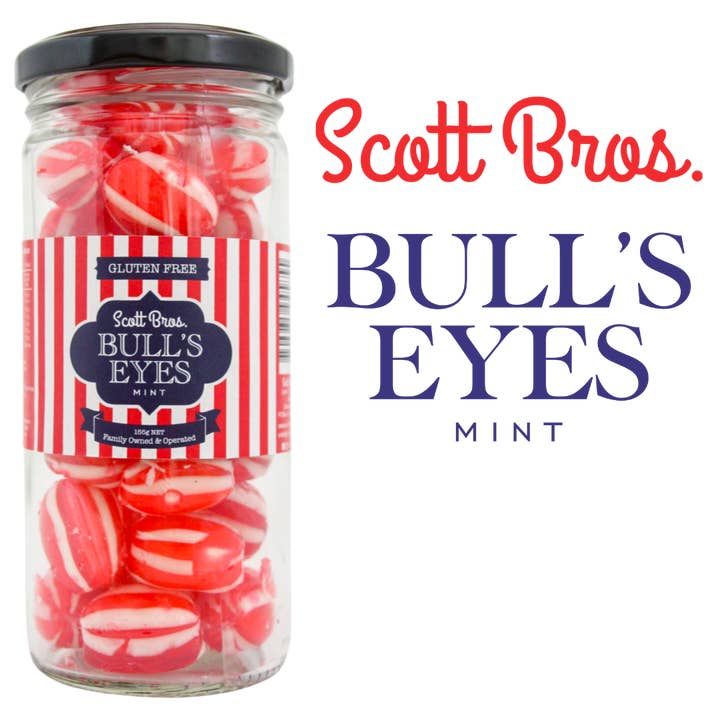 Scott Bros. CANDY - Wholesale Hard Candy - Best Seller 2-Tier Counter Display - 96 Jars / 8 Flavours