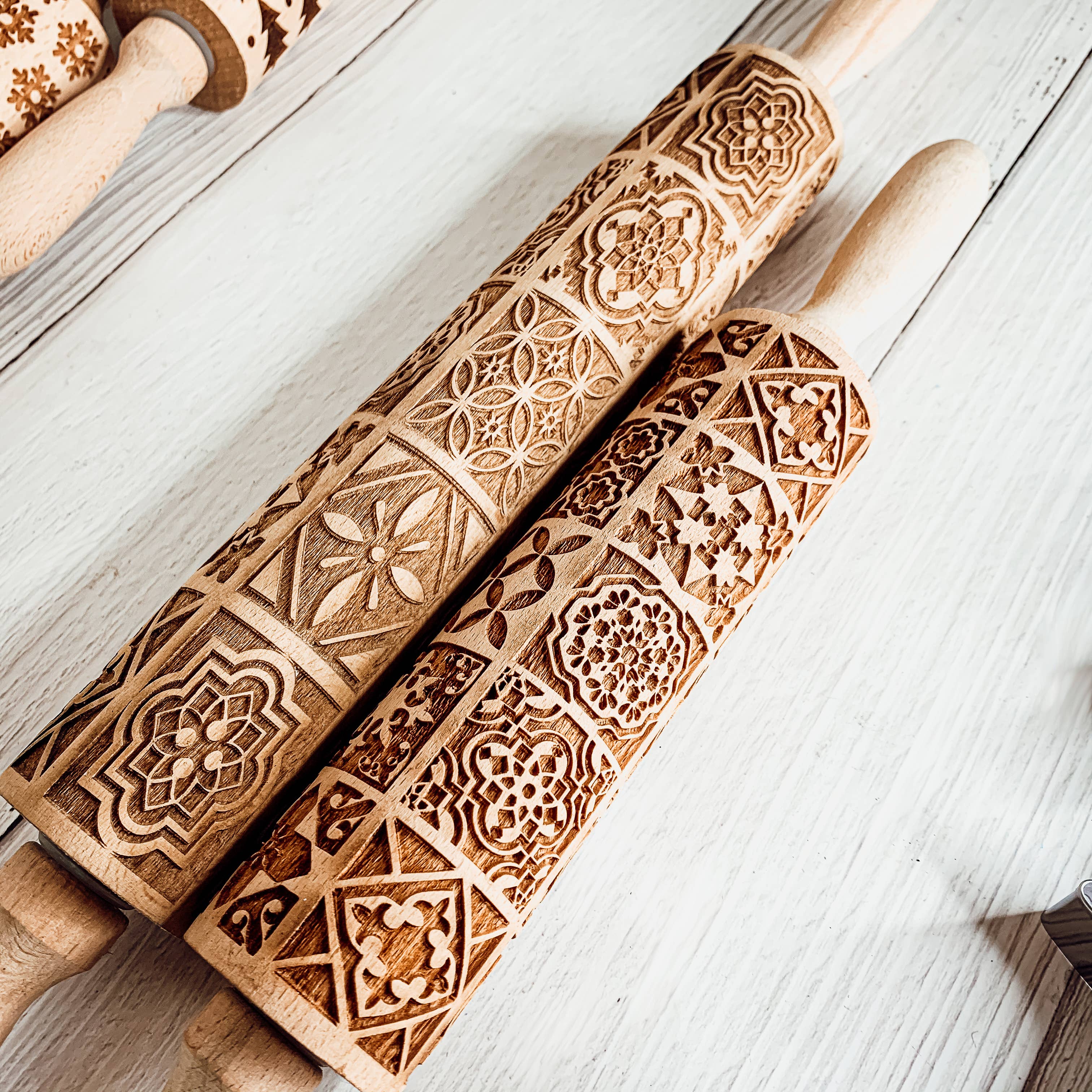 Gia Roma - Wholesale Rolling Pin - Christmas Baking Gift Set, Wooden Rolling Pins for Cookies63