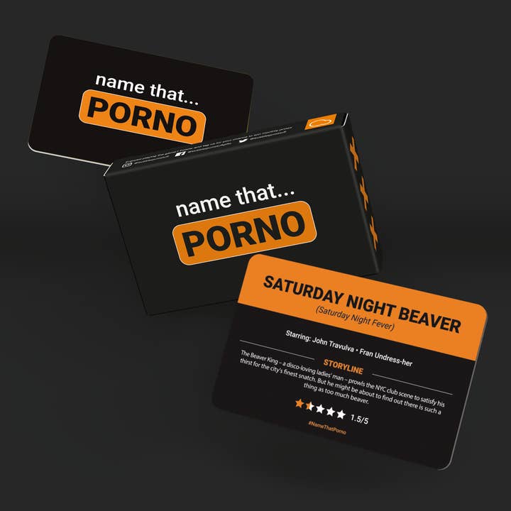 Bubblegum Stuff US - Wholesale Card Game - 'Name That Porno' Adult Party Card Game
