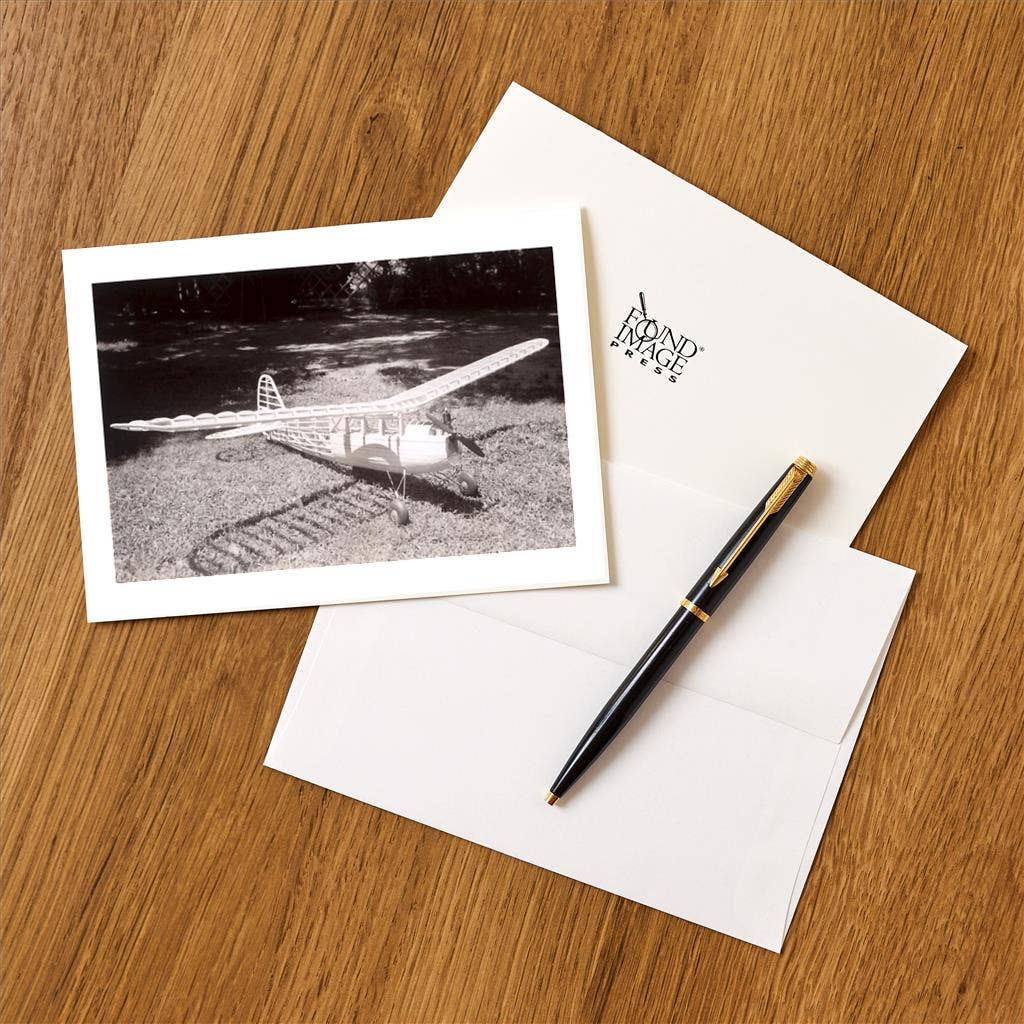 Found Image Press - Wholesale Stationery/Notecard Set - Greeting Card AV-179 Balsa Wood Superstructure of Model Airp1