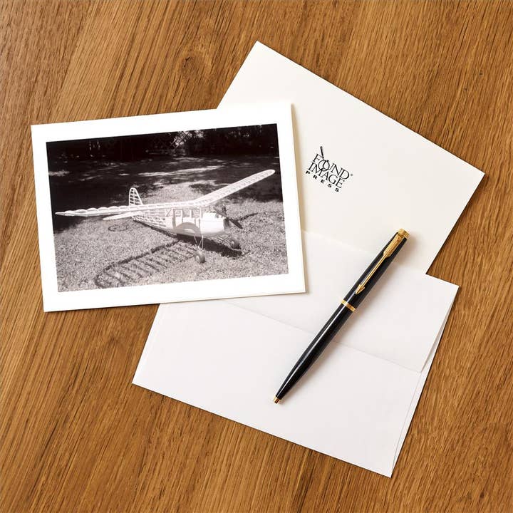 Found Image Press - Wholesale Stationery/Notecard Set - Greeting Card AV-179 Balsa Wood Superstructure of Model Airp1