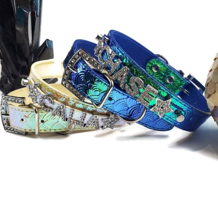 House of FurBaby - Wholesale Pet collar – Cat/dog - Personalized Pet Collar | Metallic Dragon - 2 color choices2